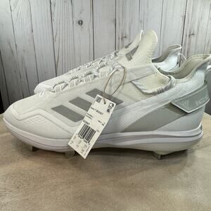 Adidas Icon 7 Boost Mens Baseball Metal Cleats Size 13.5 White S23847 New